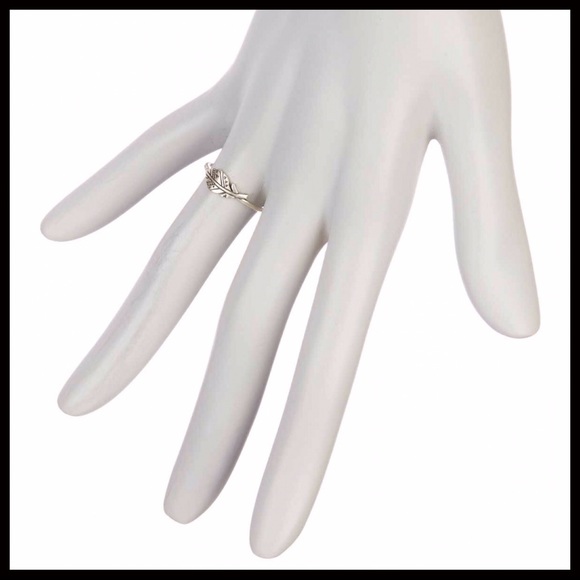 DOGEARED SILVER ETCHED BBOHO RING - Picture 5 of 8